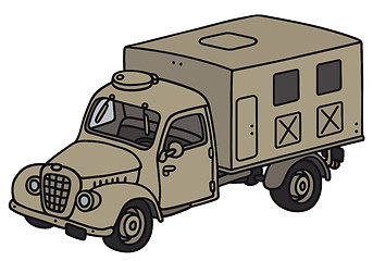 Image showing Old military truck