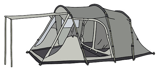 Image showing Gray tent