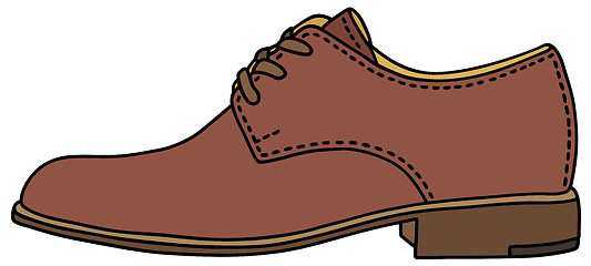 Image showing Classic men's shoe