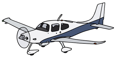 Image showing Propeller airplane