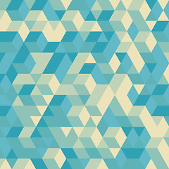 Image showing Abstract 3d background. Wall of cubes. Vector illustration. 