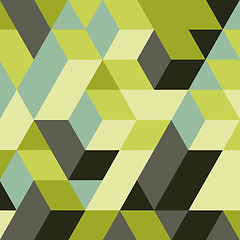 Image showing Abstract geometrical 3d background. 