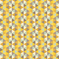 Image showing Geometric triangles background. Mosaic. 