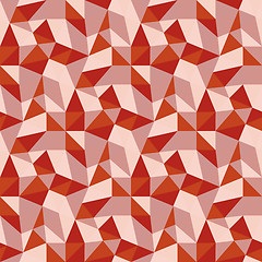 Image showing Geometric triangles background. Mosaic. 