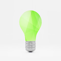 Image showing Lightbulb idea symbol. 3d vector illustration. 