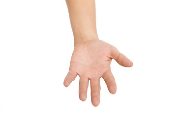 Image showing human hand or palm 