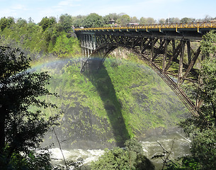 Image showing Victoria Falls bridge