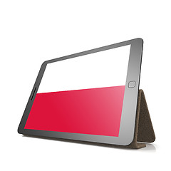Image showing Tablet with Poland flag