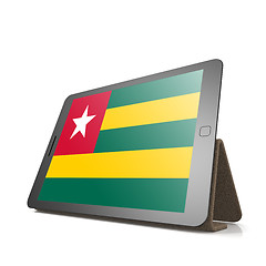 Image showing Tablet with Togo flag
