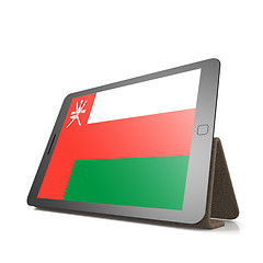 Image showing Tablet with Oman flag