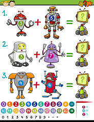 Image showing cartoon mathematical education game