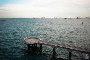 Image showing Marina Barrage of Singapore