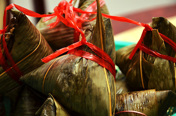 Image showing Chinese Rice Dumplings in market