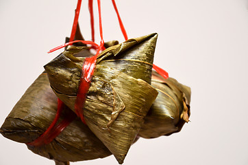 Image showing Traditional homemade chinese rice dumplings