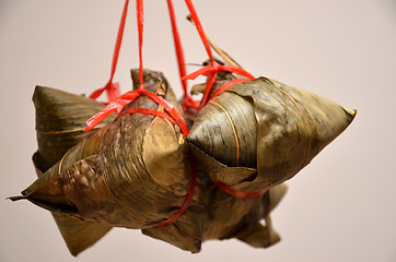 Image showing Traditional homemade chinese rice dumplings