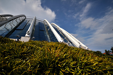 Image showing Cloud Forest at Gardens by the Bay