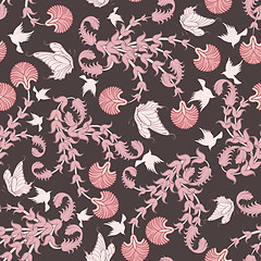 Image showing Seamless floral pattern