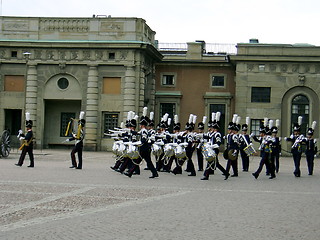 Image showing changing or the guards
