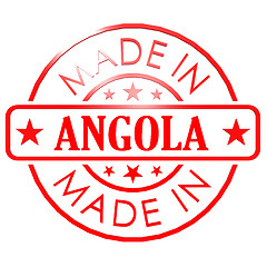 Image showing Made in Angola red seal