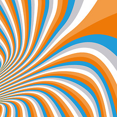 Image showing Pattern with optical illusion. Abstract background. Optical art.