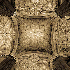 Image showing Seville Cathedral Interior