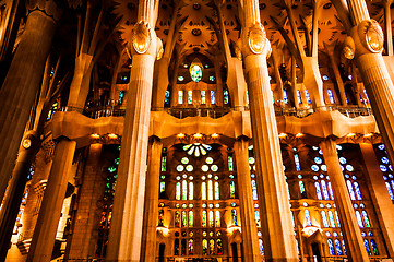 Image showing Sagrada Familia Interior