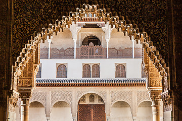 Image showing Arabian Door in Alhambra