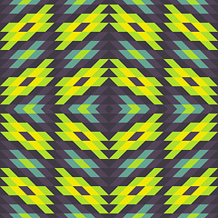 Image showing Seamless geometric background. Mosaic. 