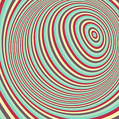 Image showing Abstract swirl background. Pattern with optical illusion. 