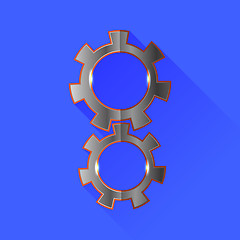 Image showing Two Gears