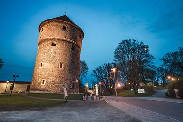 Image showing Tallinn Old Town Medieval towers