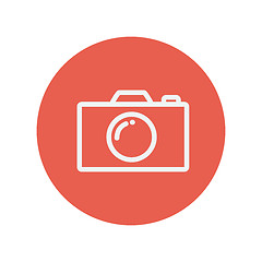 Image showing Camera thin line icon