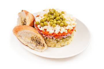 Image showing Potato Olivier or russian salad