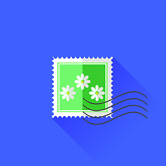 Image showing Flower Stamp Icon