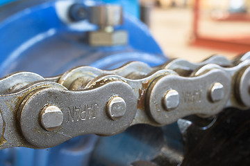 Image showing Close-up of chain