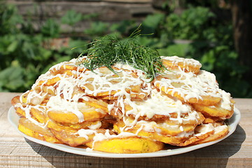 Image showing Dish from fried squash