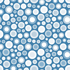 Image showing Seamless festive background from circles.  Vector Illustration. 