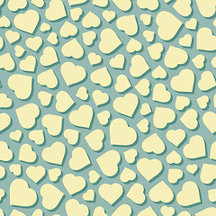 Image showing Hearts. Seamless pattern. Vector illustration. 