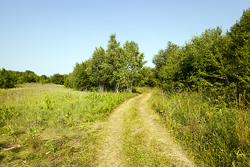 Image showing the rural road  