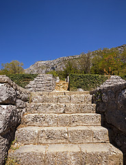 Image showing stone ladder  