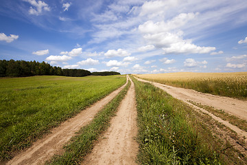 Image showing the rural road  