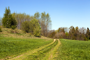 Image showing the rural road  