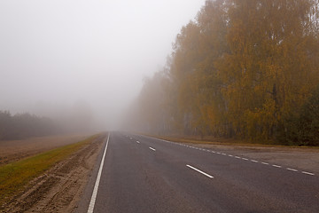 Image showing the autumn road 