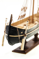 Image showing  model of the ship  