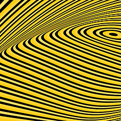 Image showing Pattern with optical illusion. Abstract background. Optical art.