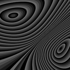 Image showing Abstract swirl background. Pattern with optical illusion. 