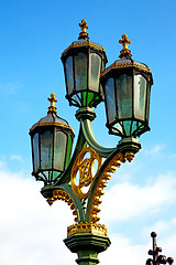 Image showing   in the sky of london lantern and abstract illumination