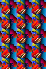 Image showing Abstract 3d background