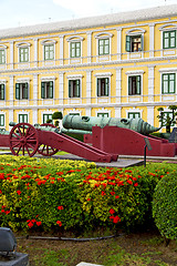 Image showing   cannon bangkok in thailand   flower steet