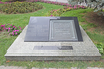 Image showing Mother Theresa Memorial Plaque